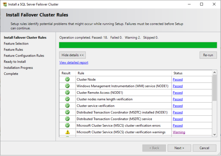 Step by Step MS SQL Database Cluster configuration using SQL 2019 on ...
